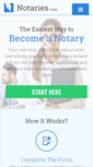 Mobile Screenshot of notaries.com
