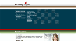 Desktop Screenshot of chapters.notaries.bc.ca
